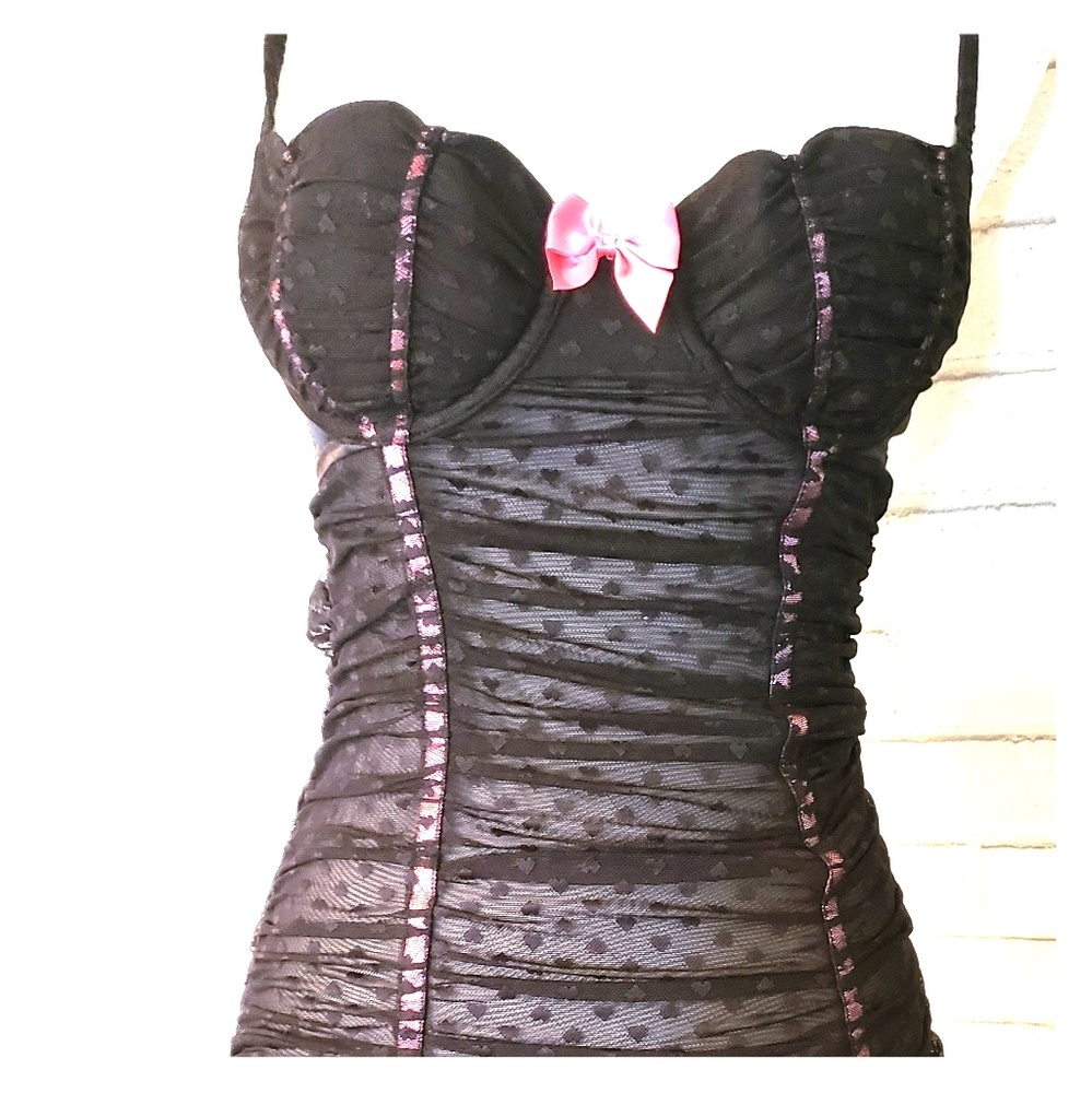 Victoria's secret sexy little things black teddy